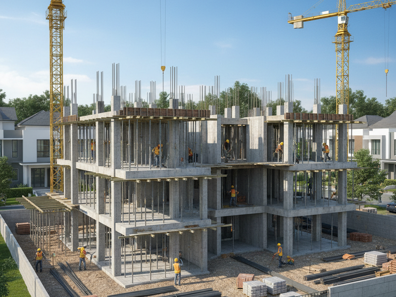 Singapore residential construction site